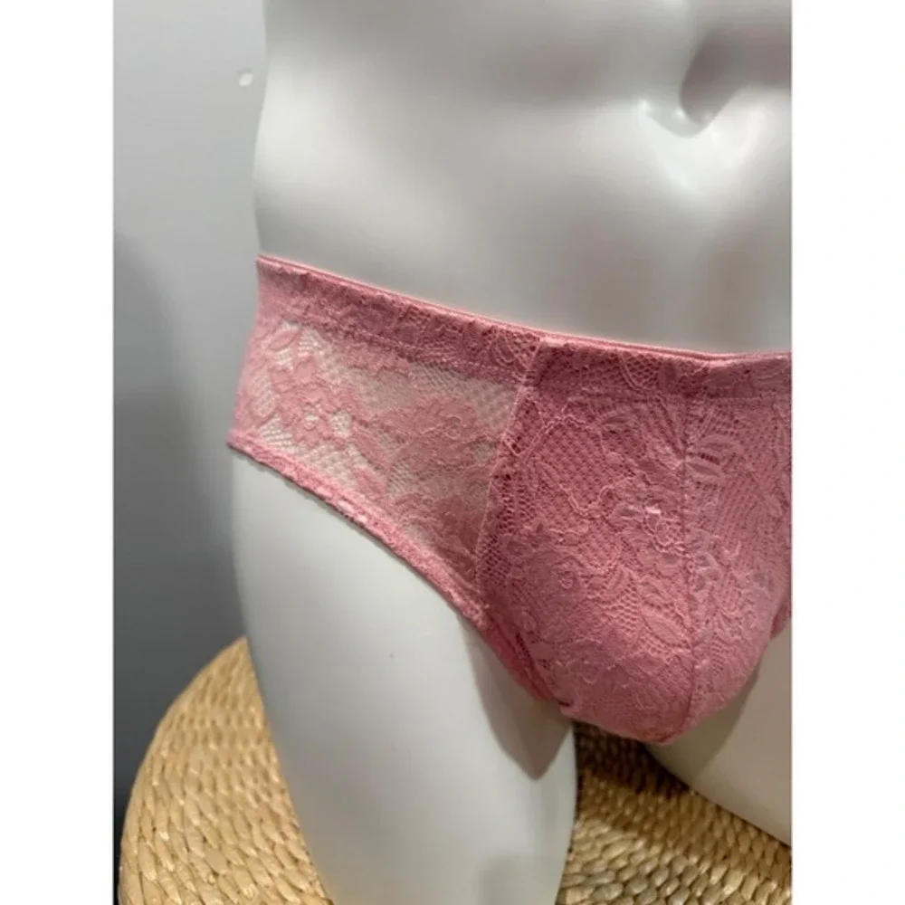 Cosabella Never Say Never Comfort Micro Brief Jaipur Pink Lace Mid Rise Brief M